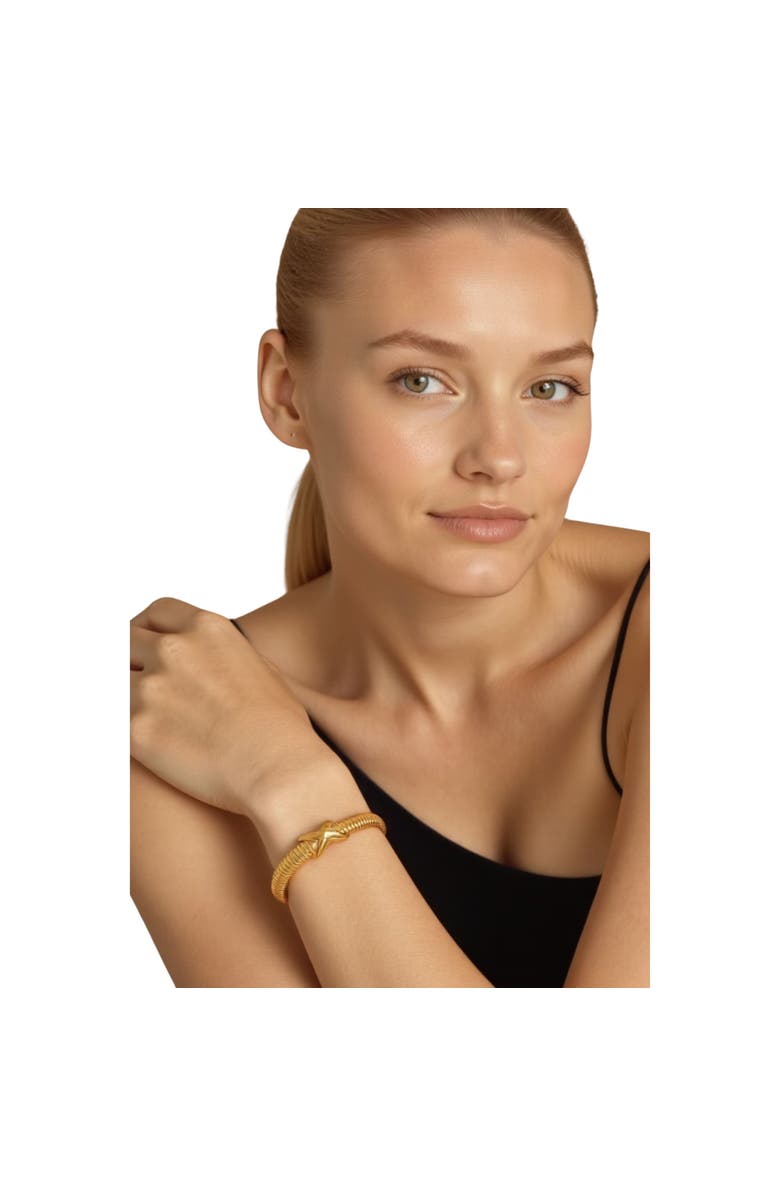 AKALIA Waterproof Love Twist Bracelet, Alternate, color, Gold