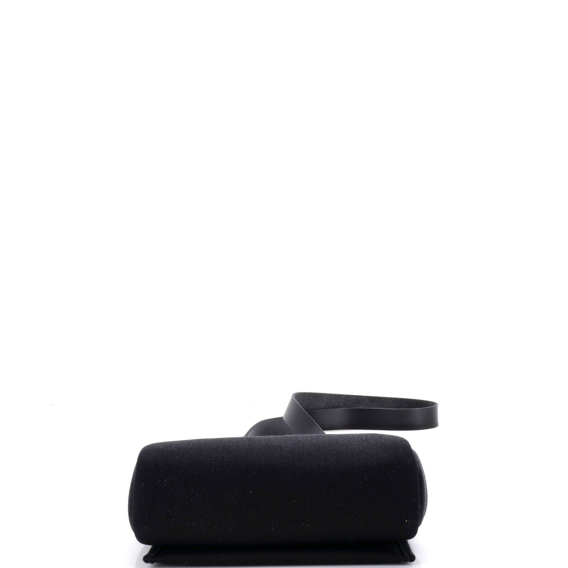 Pre-Owned Hermes Herbag Zip Toile and Leather 20, Alternate, color, Noir