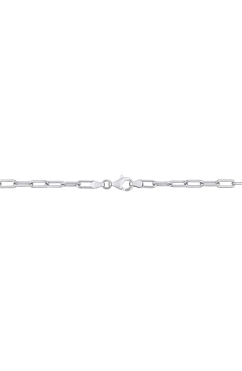 DELMAR Paper Clip Oval Link Chain Necklace & Bracelet Set, 3.5mm, Alternate, color, 