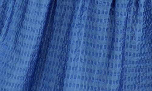 Shop Adelyn Rae Ennie Textured Tiered Midi Dress In Blue