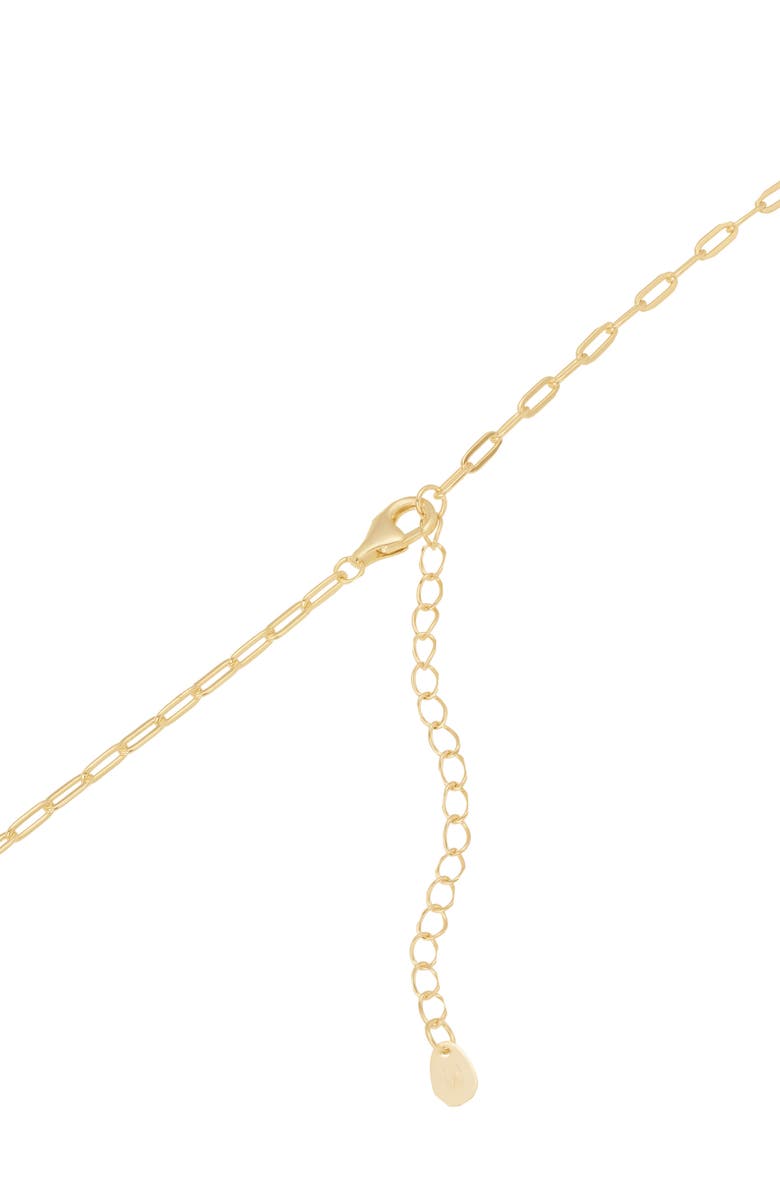 ATHRA LUXE Turquoise Heart Pendant Necklace, Alternate, color, Gold