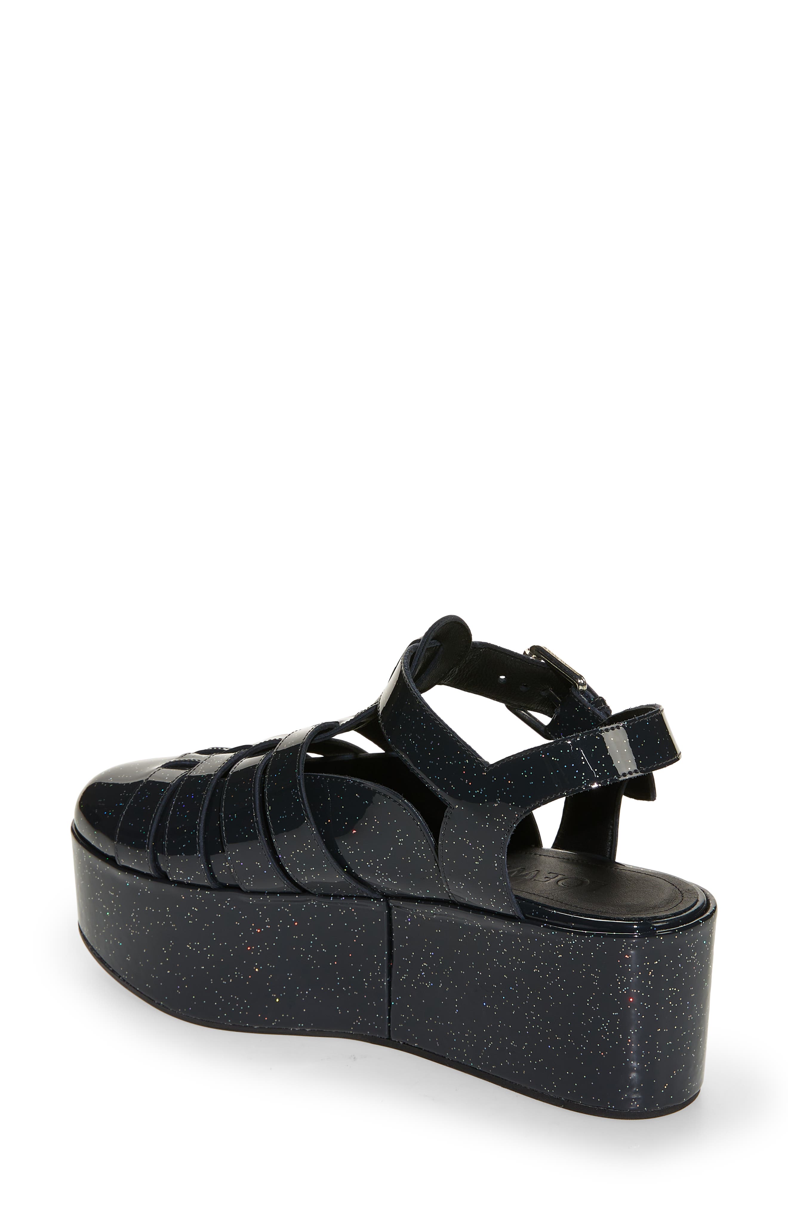 Loewe Platform Fisherman Sandal, Alternate, color, 
