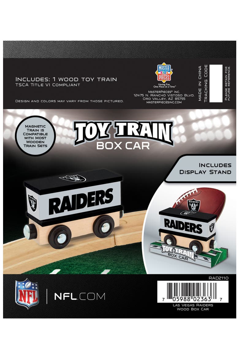 Las Vegas Raiders Toy Train Box Car, Alternate, color, Multicolor