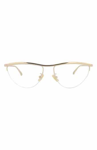 Bottega Veneta 56mm Novelty Square Optical Glasses