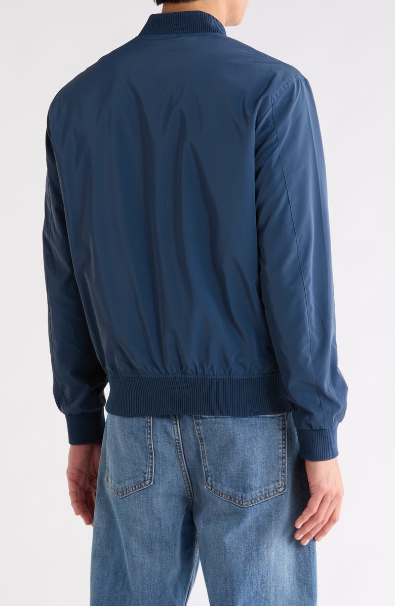 DENIM AND FLOWER Bomber Jacket, Alternate, color, Blue