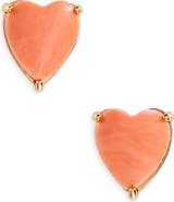 Lele Sadoughi Ashford Heart Stud Earrings