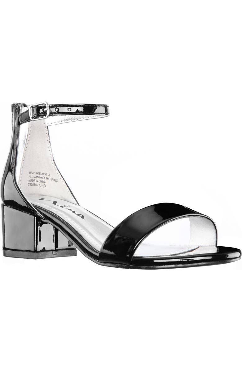 Nina Hidi Sandal, Main, color, Black Patent