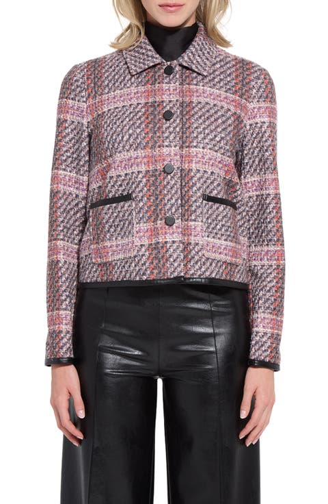 Romina Cropped Tweed Jacket