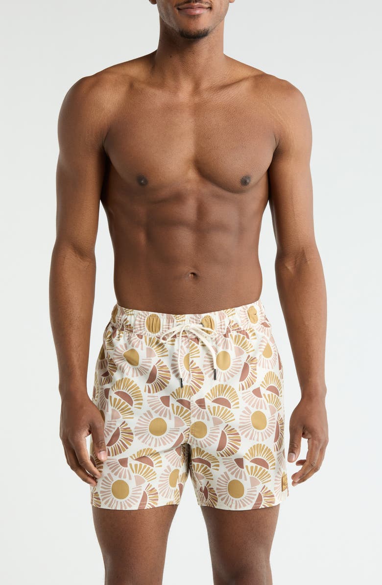 RVCA Exotica Swim Trunks, Main, color, Natural