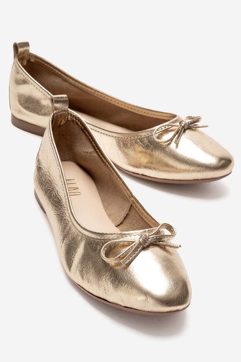 Florence Leather Ballerina Flats