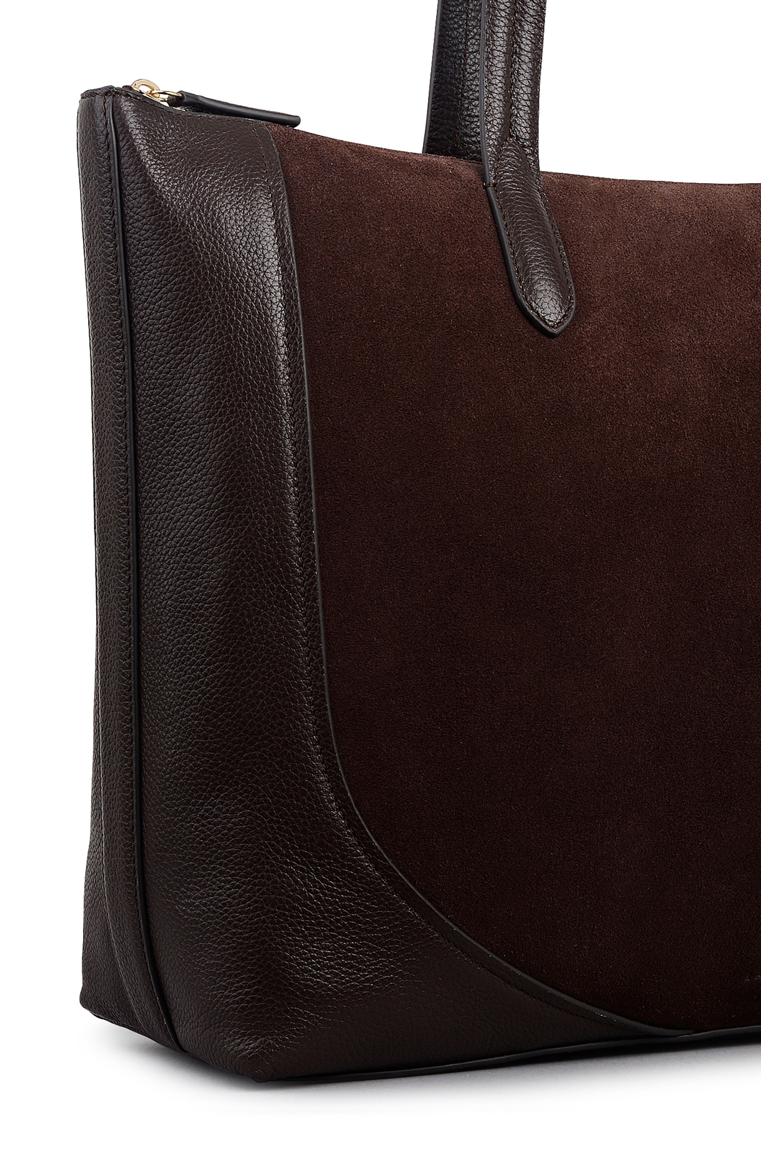 Radley Wood Park Large Suede Tote Bag, Alternate, color, 