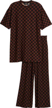 Dressed in Lala Leveled Up Ribbed Oversize T-Shirt & High Waist Pants Set