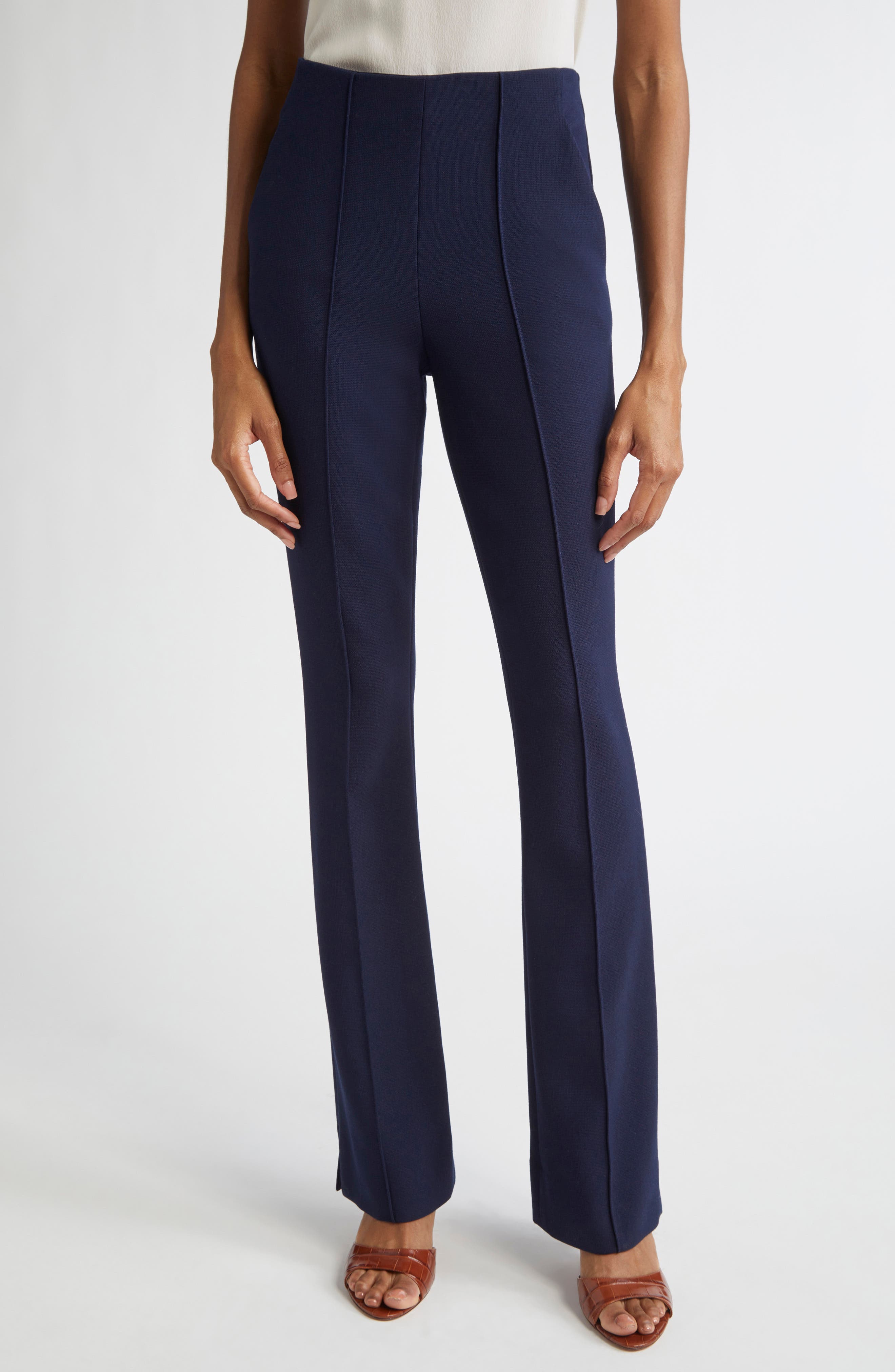 Veronica Beard Orion Pintuck Pleat Pants