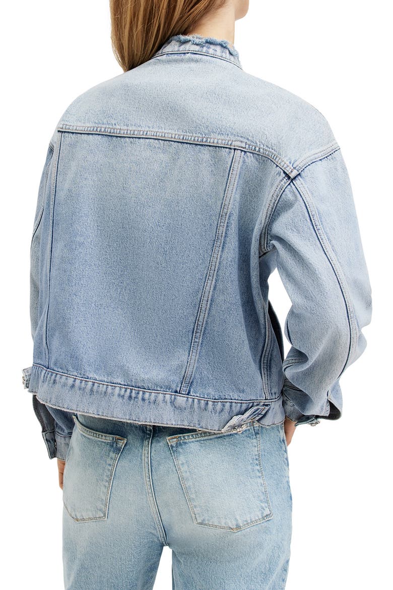 Bella Denim Jacket, Alternate, color, LIGHT INDIGO