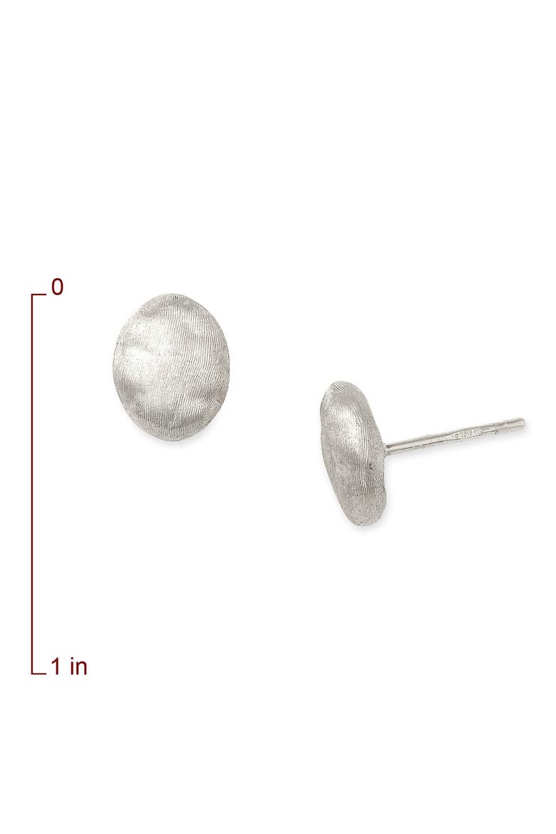 'Siviglia' Stud Earrings, Alternate, color, WHITE GOLD