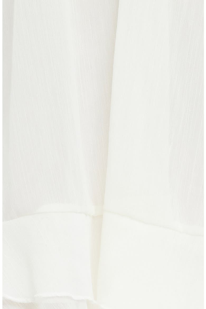 Ethereal Ruffle Chiffon Minidress, Alternate, color, PEARL