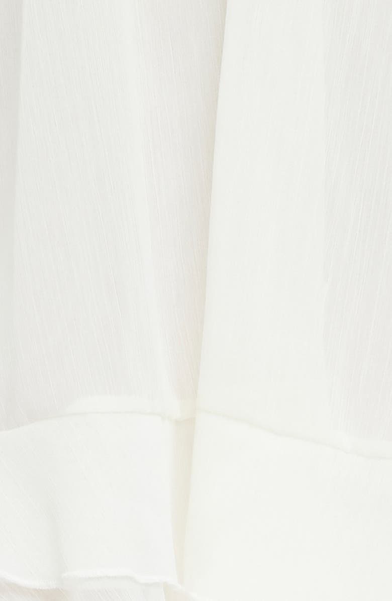 LIONESS Ethereal Ruffle Chiffon Minidress, Alternate, color, Pearl