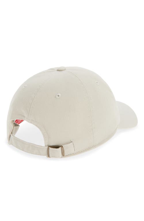 American Needle Caviar Embroidered Baseball Cap In White