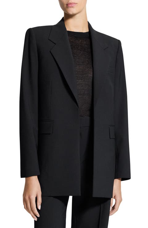 Rexlaxed Stretch Wool Open Blazer