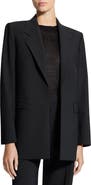 Theory Relaxed Stretch Wool Open Blazer