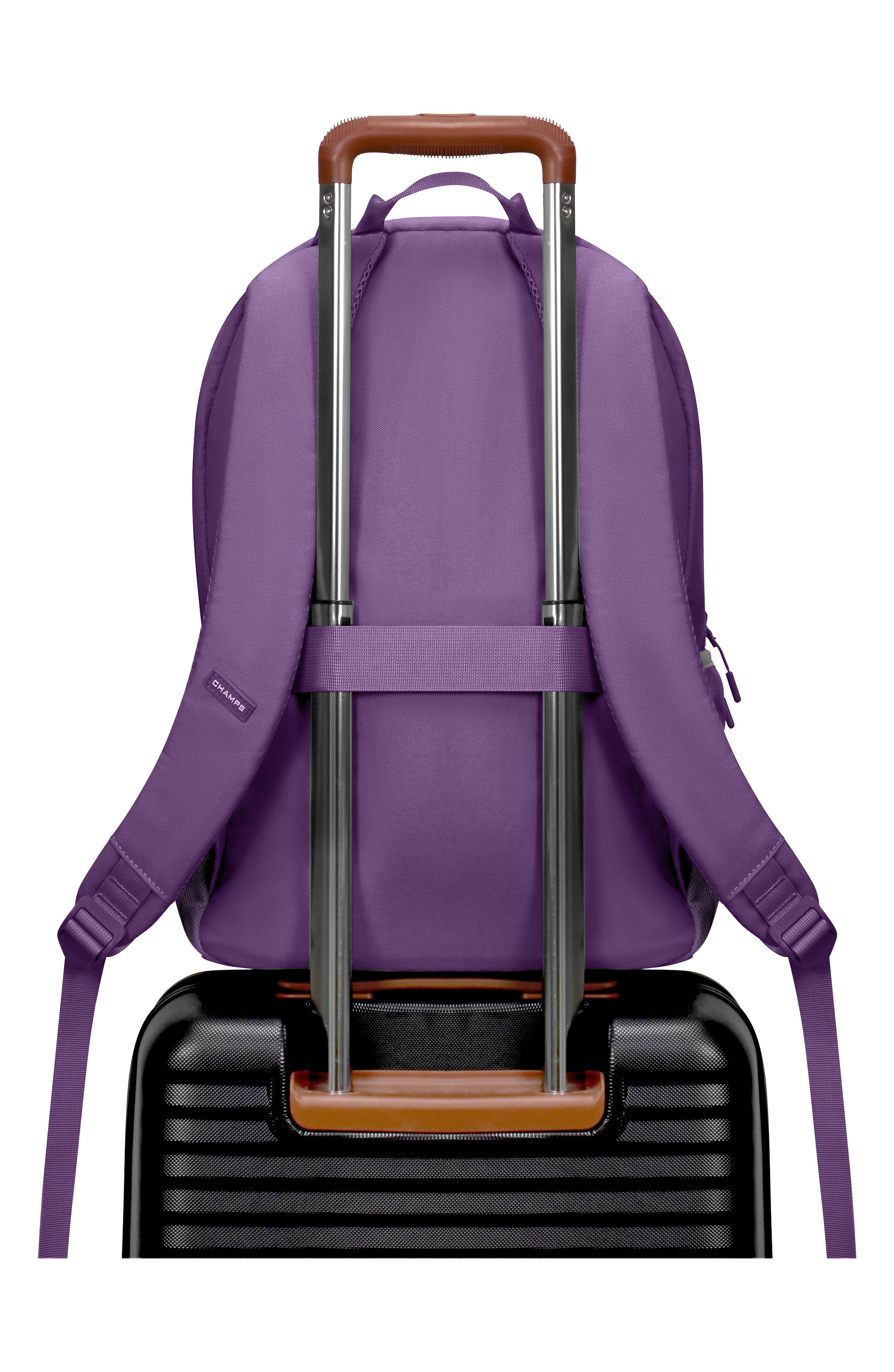 Onyx Essential Backpack, Alternate, color, PURPLE