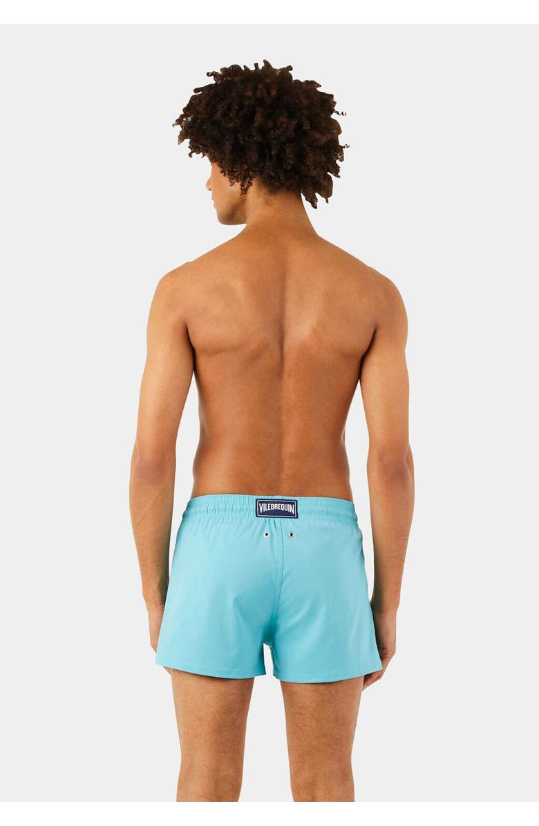 Vilebrequin Men's Fitted Stretch Swim Trunks, Alternate, color, Pondichery