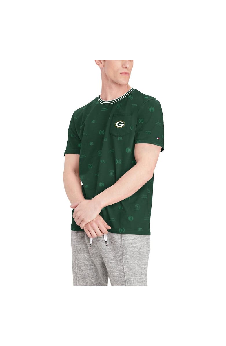 Tommy Hilfiger Men's Tommy Hilfiger Green Green Bay Packers Essential Pocket T-Shirt, Alternate, color, 