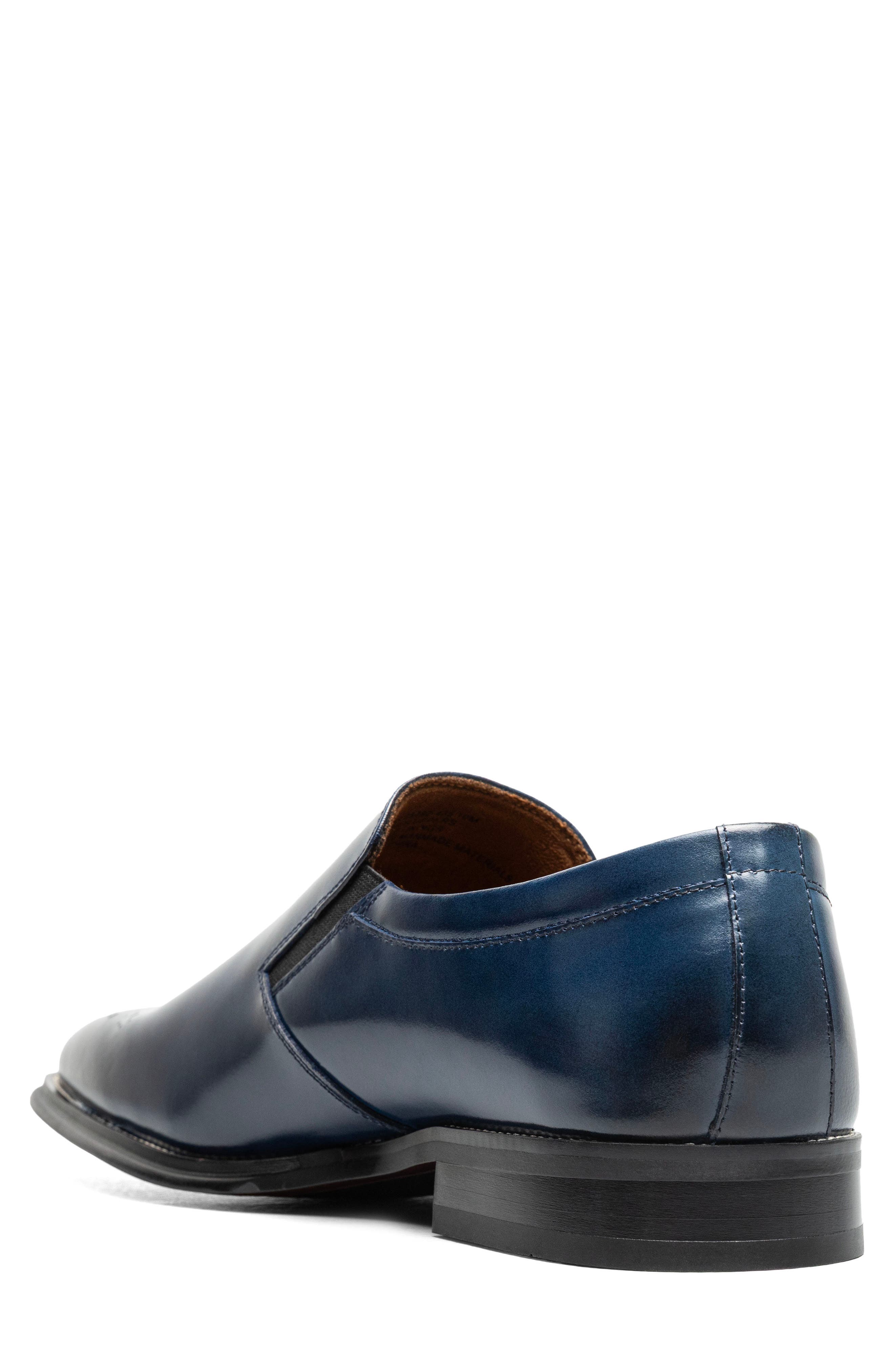 Alistair Leather Plain Toe Slip-On, Alternate, color, COBALT