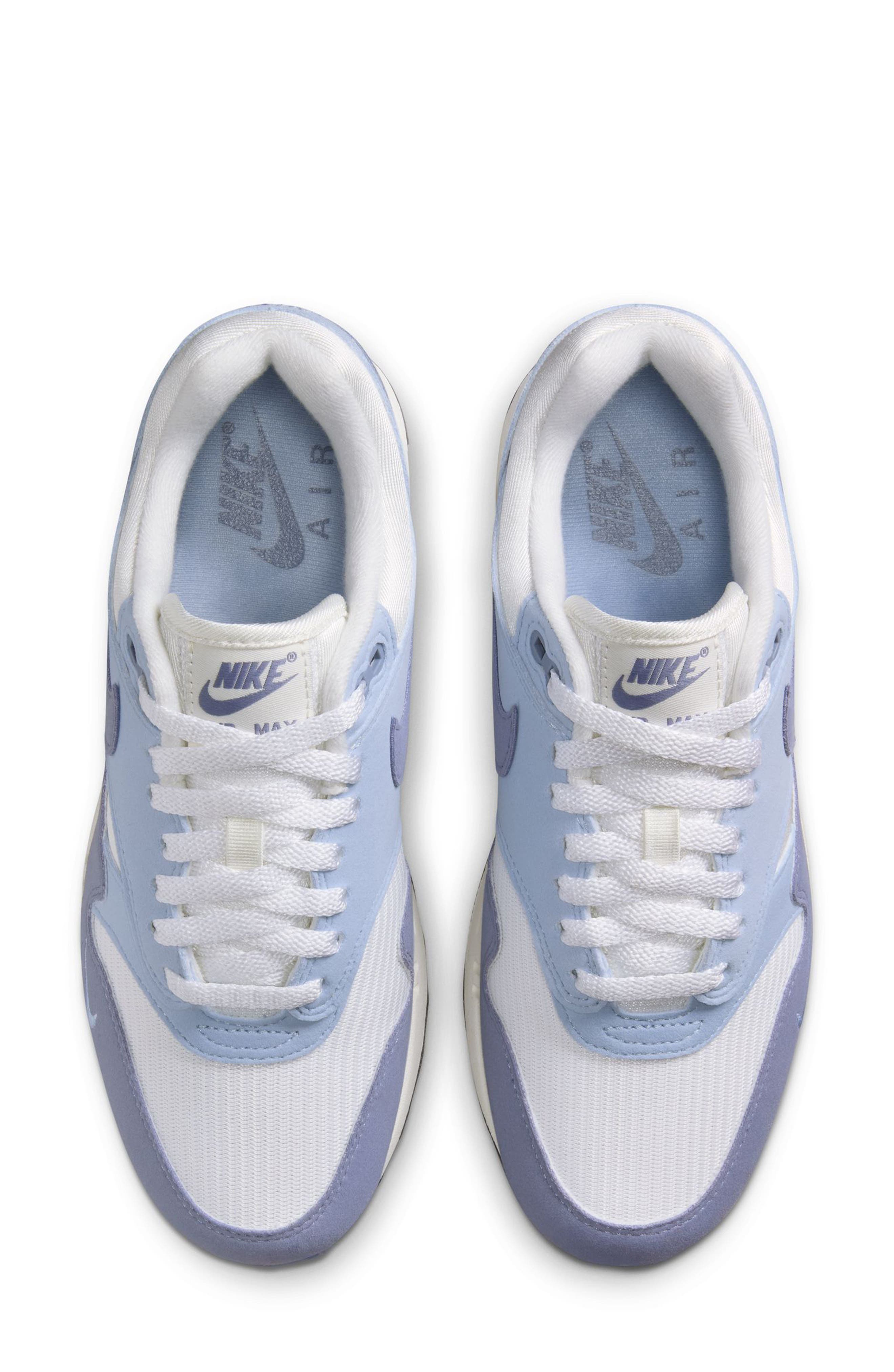 Nike Air Max 1 '87 Sneaker, Alternate, color, Sail/ Slate/ Blue/ Black