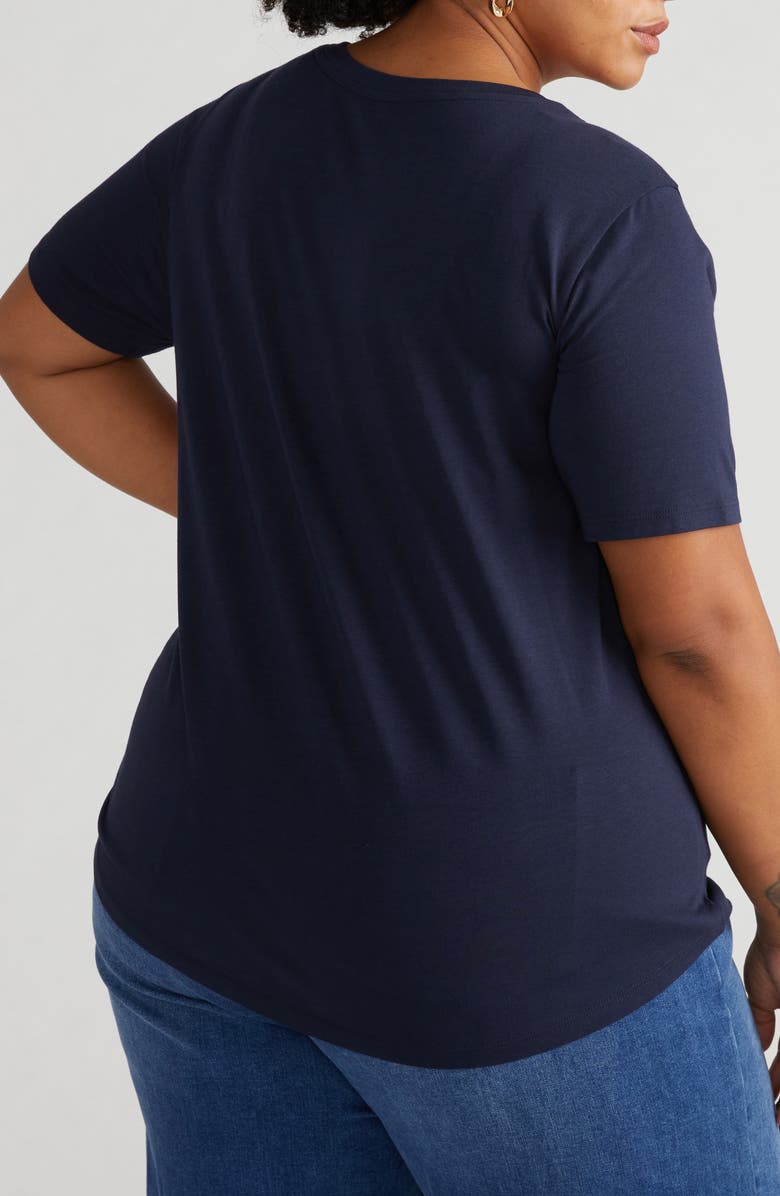 Universal Standard Tee Rex Tee, Alternate, color, Midnight