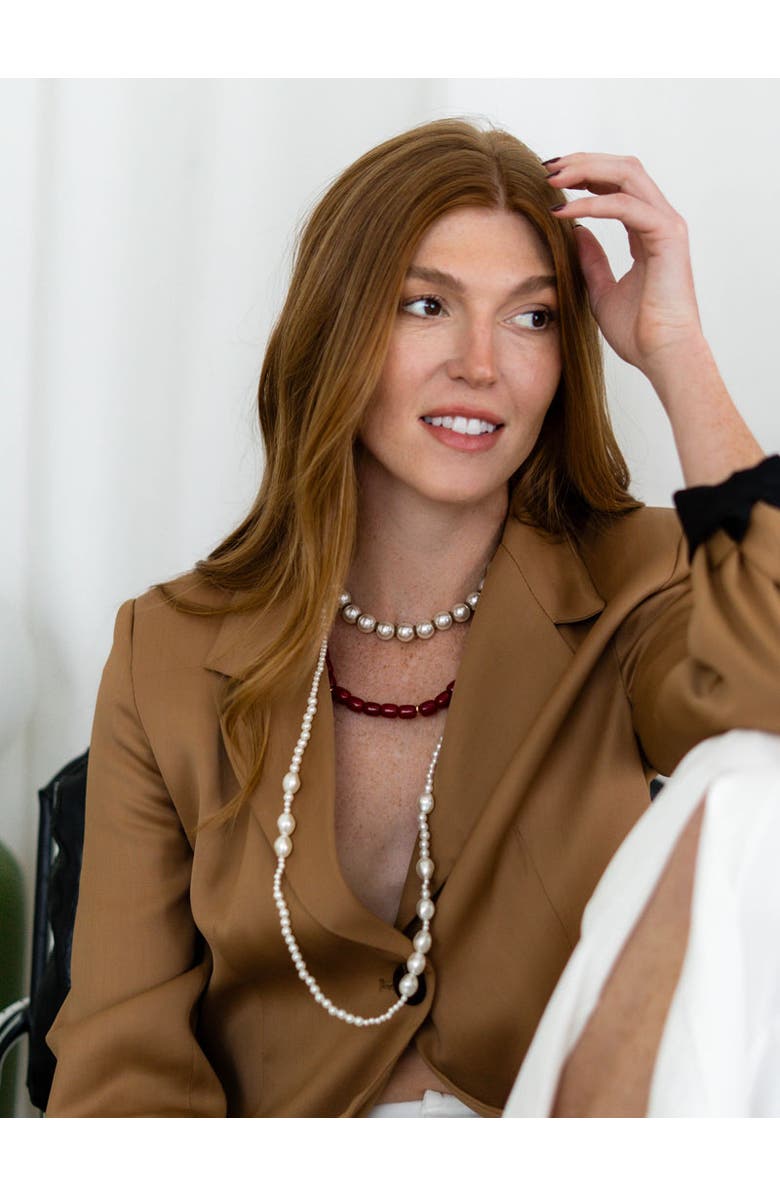 By Lilla Jackie Necklace, Alternate, color, Red