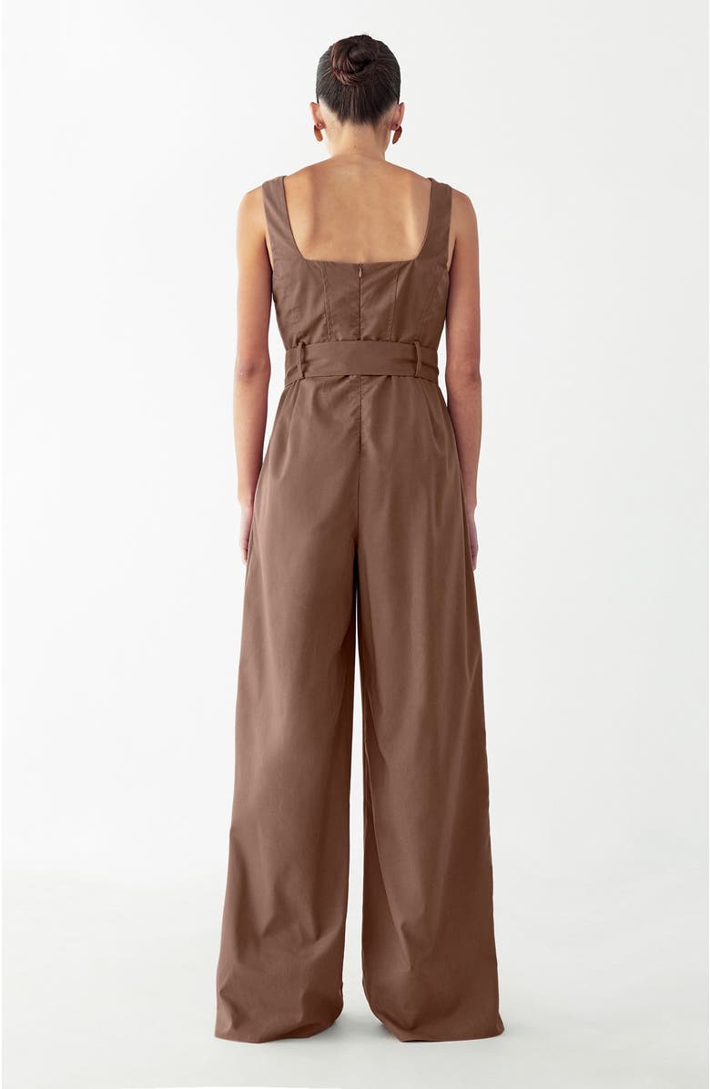 WILLA Annika Jumpsuit, Alternate, color, Mocha