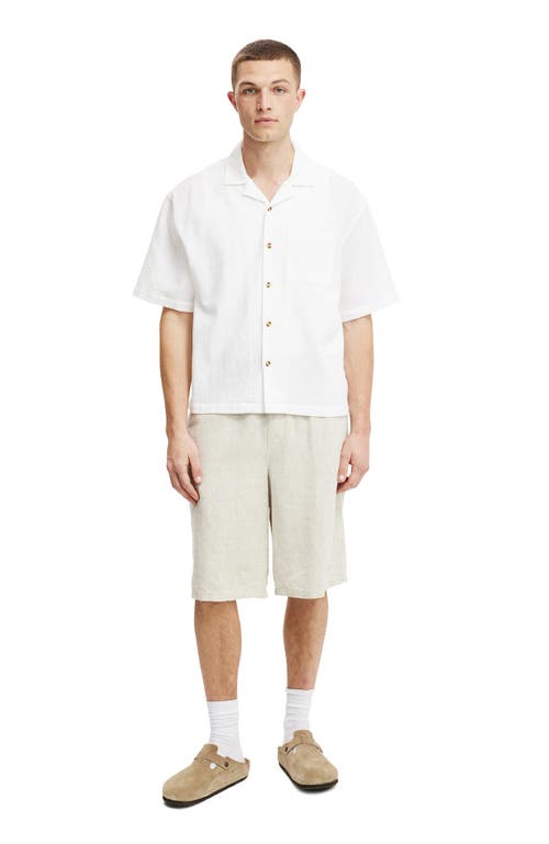 COTTON ON RIVIERA BOX FIT SHORT SLEEVE SHIRT