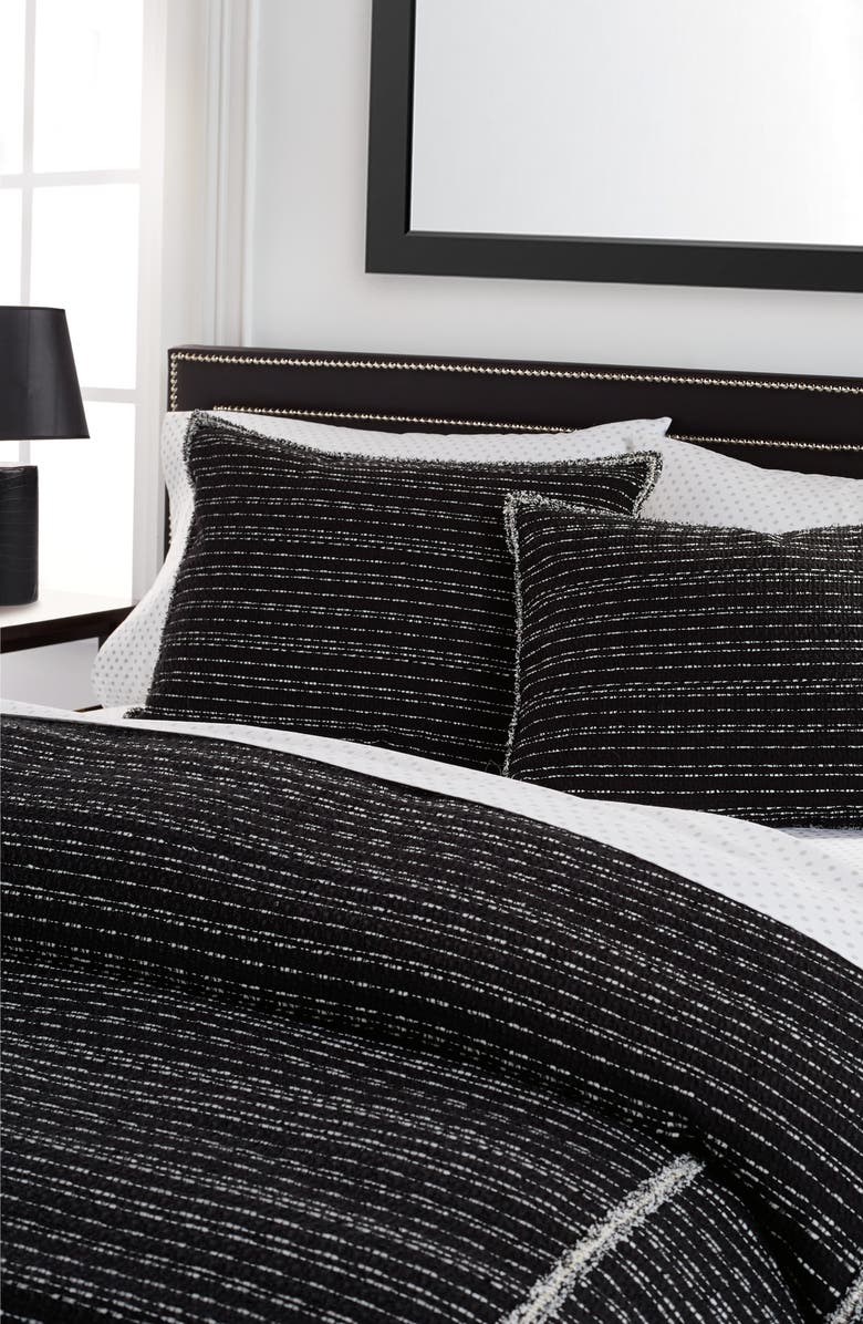 KARL LAGERFELD PARIS Tweed Comforter & Sham Set, Alternate, color, 
