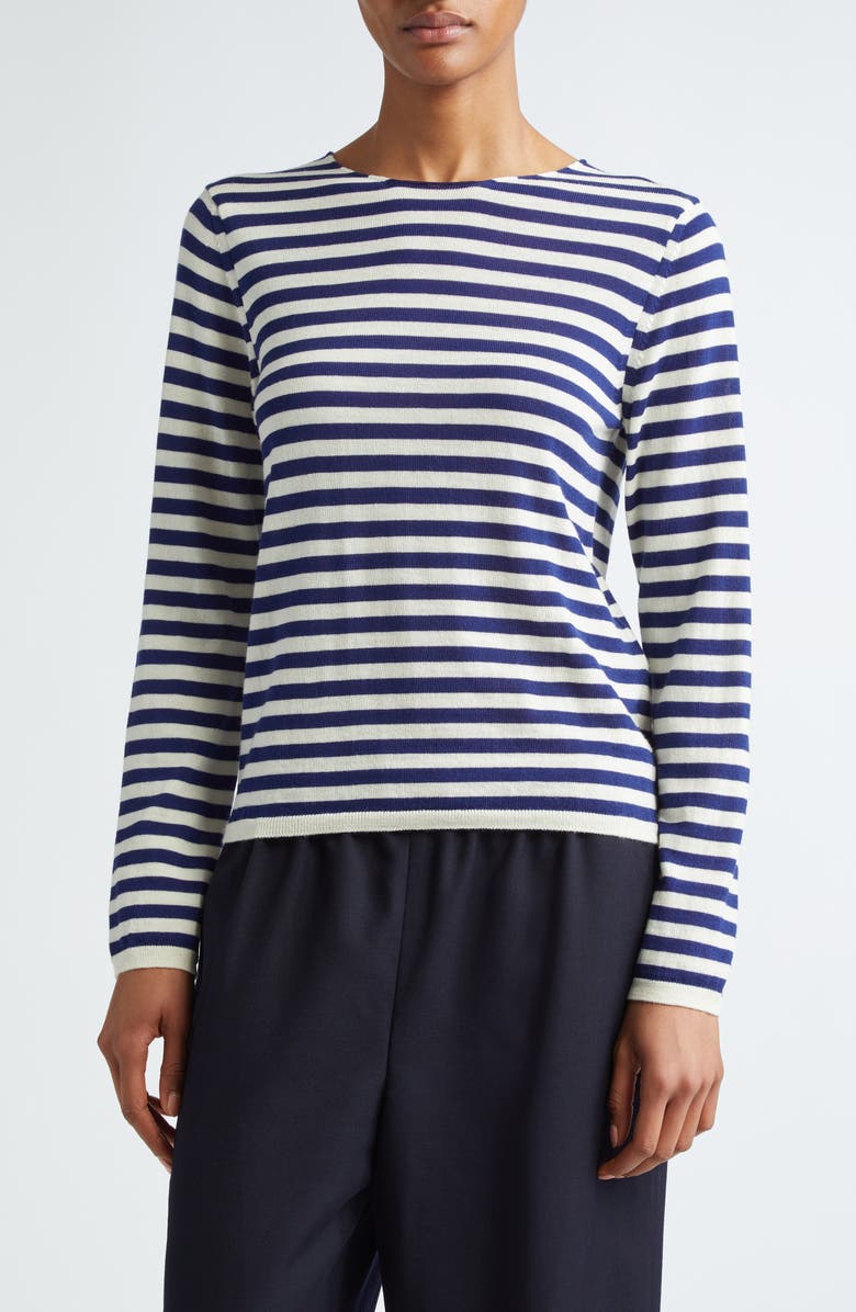 Comme des Garçons Girl Stripe Jersey Sweater, Main, color,