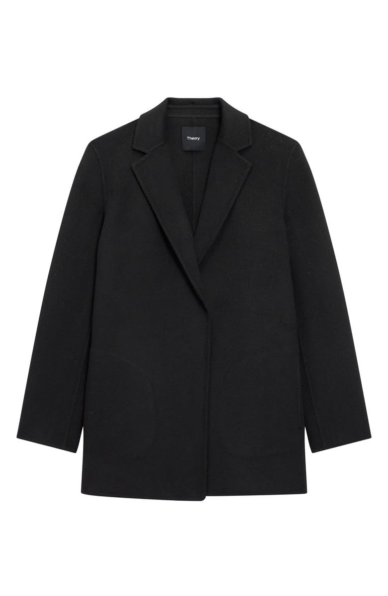 Theory Clairene Wool & Cashmere Jacket, Alternate, color, Black - 001