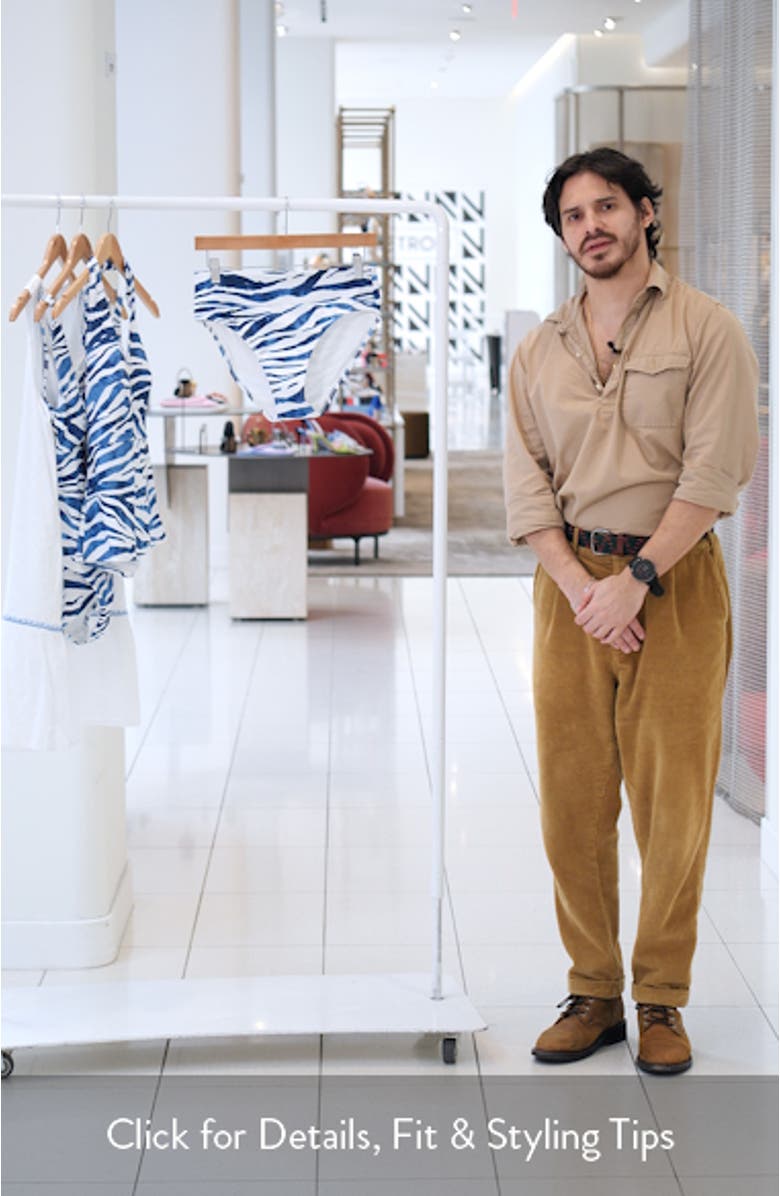 Palm Modern Zanzebra High Waist Bikini Bottoms, sales video thumbnail