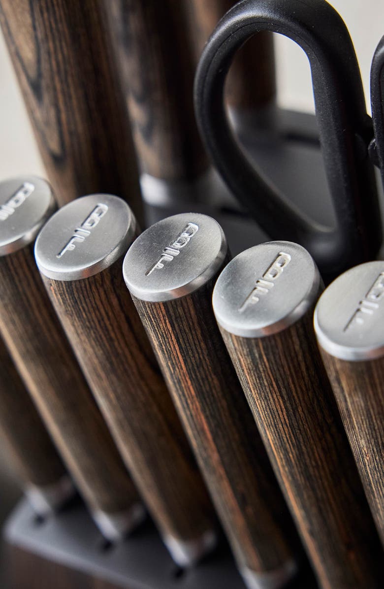 GreenPan x Bobby Flay Stainless Steel 13-Piece Knife Block Set, Alternate, color,