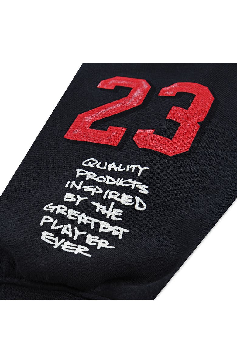 Jordan Kids' Jordan Sketch Fleece Hoodie, Alternate, color, Off Noir