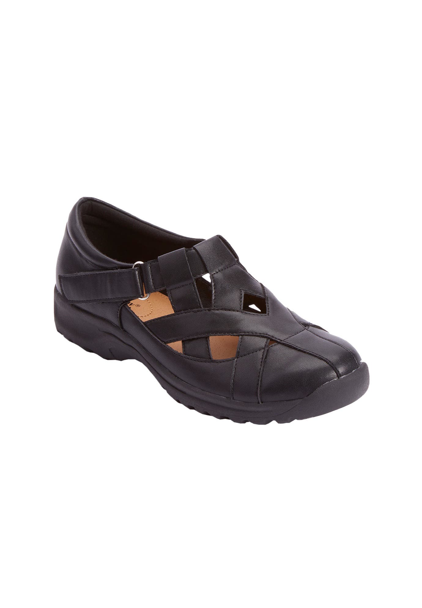 Comfortview The Cailyn Flat, Main, color, Black