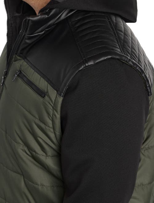 True Nation By Dxl Big & Tall Vest Jacket In Green