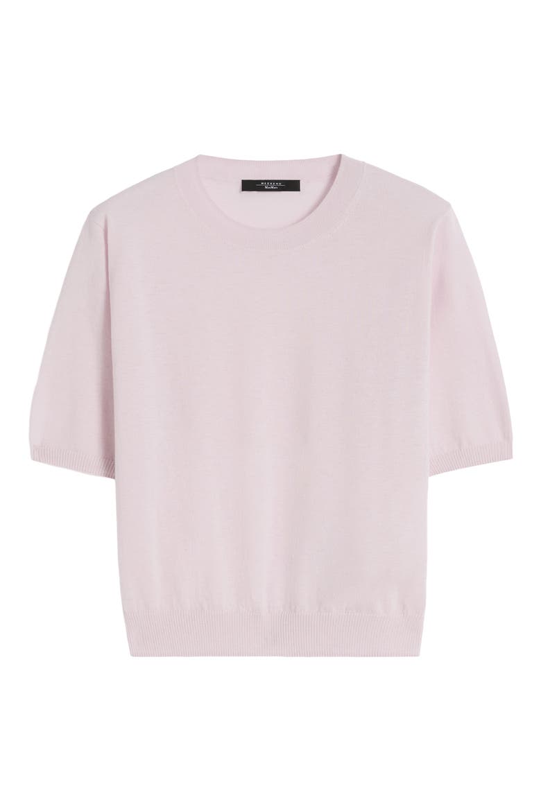 Crewneck Wool & Cashmere Sweater, Alternate, color, PINK