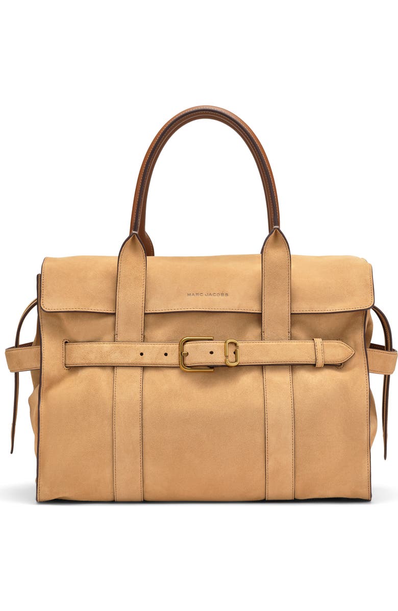Marc Jacobs The Suede Dakota Tote, Main, color, Sahara