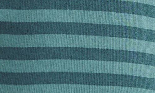 Free People Good Good Stripe Turtleneck Top In Blue