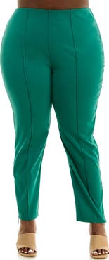 Nina Leonard Millien Zip Ankle Pants