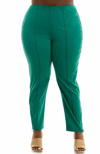 Nina Leonard Millien Zip Ankle Pants