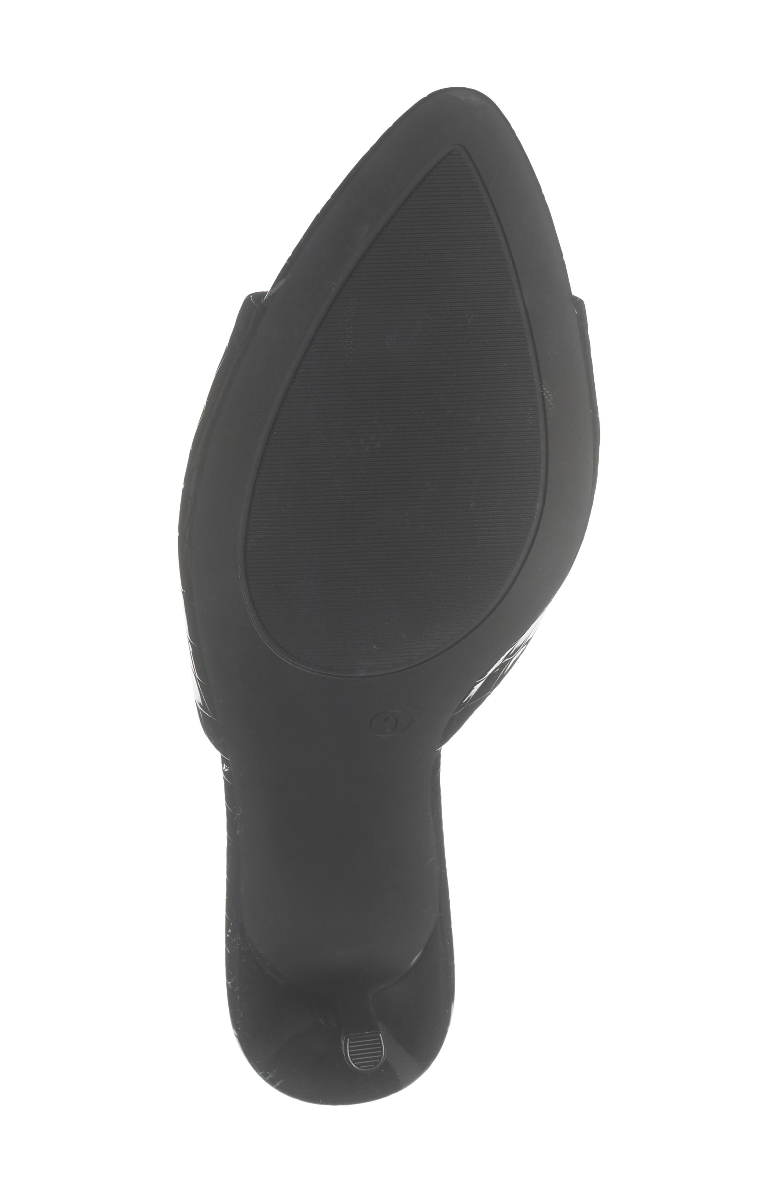 Orchid Slide Sandal, Alternate, color, BLACK CROCO