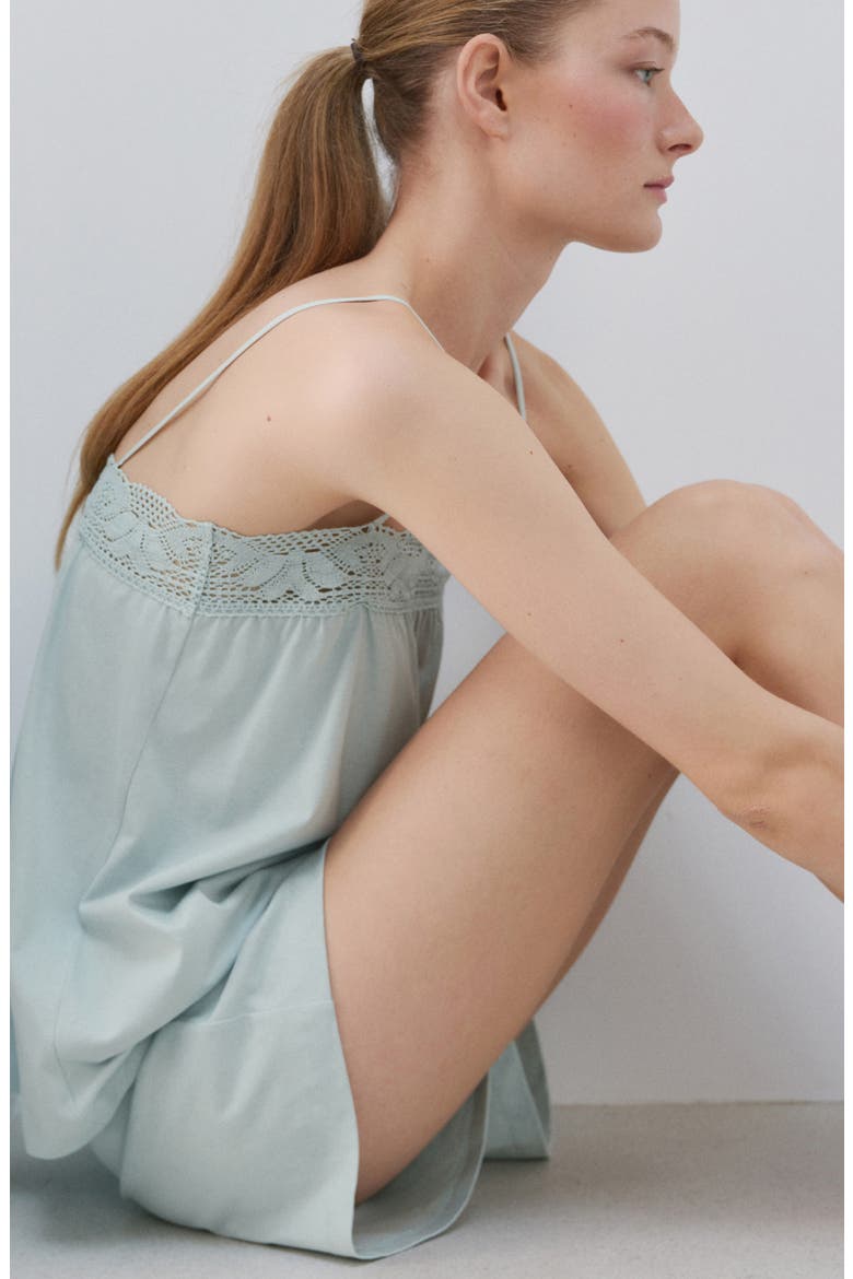 Cotton Camisole, Alternate, color, MINT GREEN