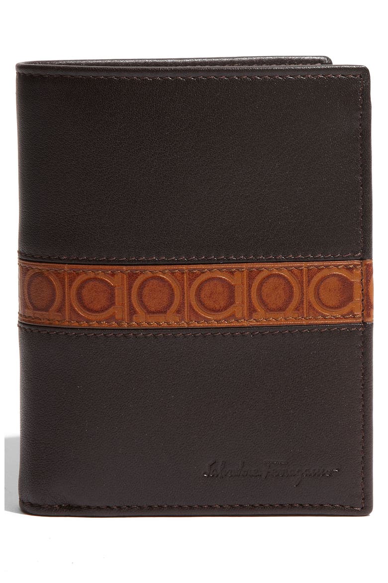 Salvatore Ferragamo 'Form' Wallet, Alternate, color, HICKORY