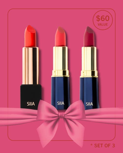 Siia Cosmetics 3-pc. Muse Lip Trio Set In Pink